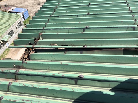 2　外壁　屋根　塗装　修繕　工場　北海道　苫小牧　板金