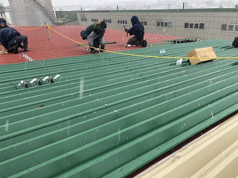 4　外壁　屋根　塗装　修繕　工場　北海道　苫小牧　板金 (2)