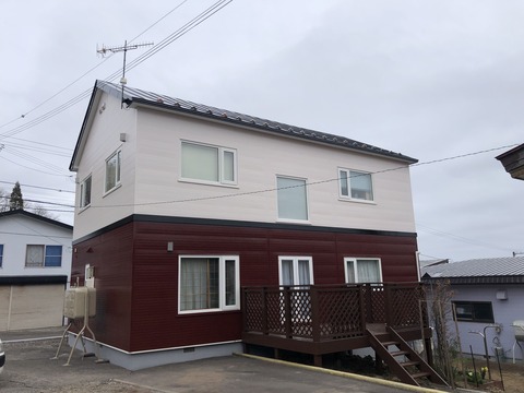 13　北海道　苫小牧市　外壁　屋根　塗装　塗り替え　リフォーム