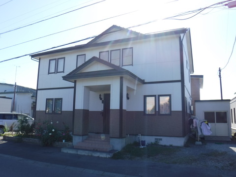 5北海道　苫小牧市　住宅　塗装工事　外壁　屋根塗装工事　ホームタンク　白老　防水工事　雨漏り　あまもり119　オススメ　ペンキ屋さん