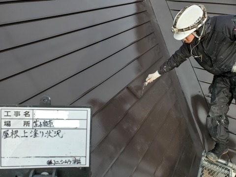 4 北海道　苫小牧市　住宅　屋根塗装　外壁塗装　コーキング交換