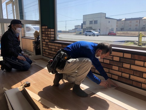 3 北海道　苫小牧市　ナオスフローリング　床リフォーム　苫小牧住宅塗装工事　