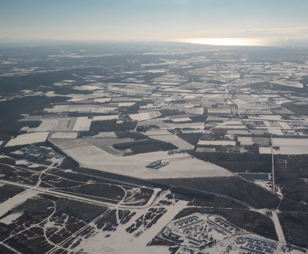 苫小牧の街並み