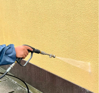 写真：散水調査のイメージ