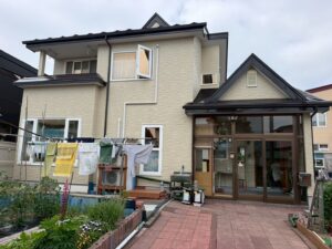 築28年　苫小牧市しらかば町　住宅塗装　高耐久性　高耐候性　ラジカル制御型フッ素プラン　安心10年保証
